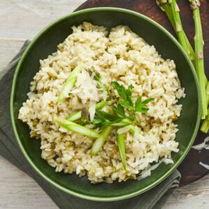 risotto med asparges og porre fra bonzo